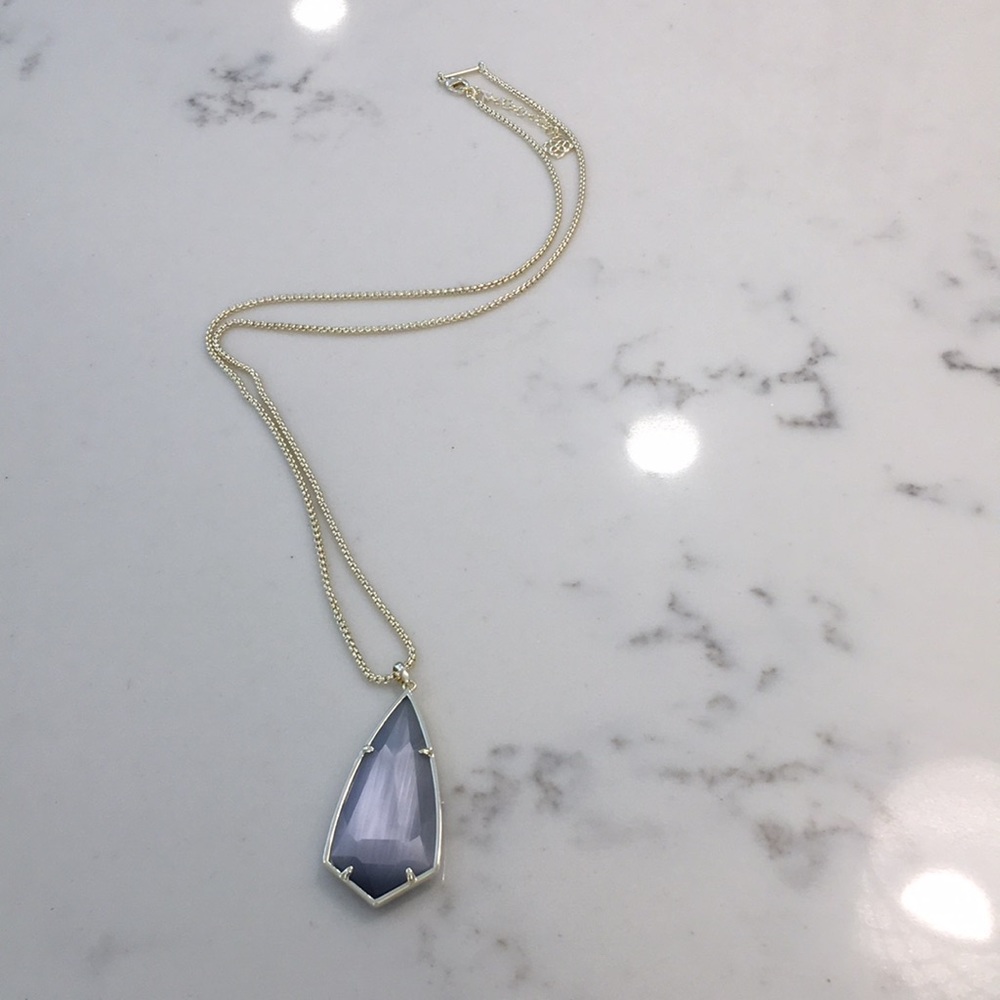 Kendra Scott Gold Long Necklace with Pendant